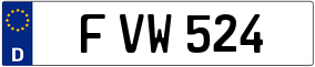 Truck License Plate